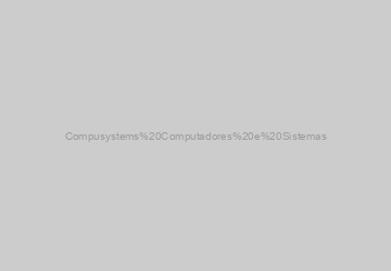Logo Compusystems Computadores e Sistemas